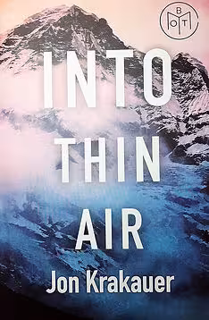 Cover of Into Thin Air by Jon Krakauer